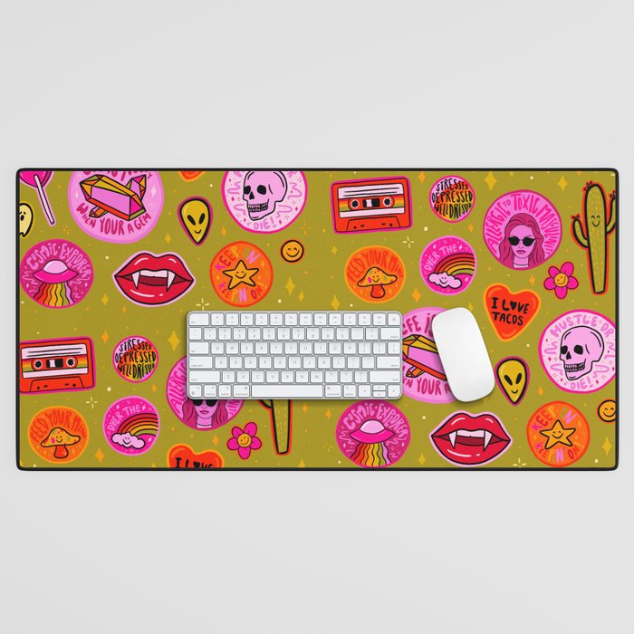 Patch Print Desk Mat Gallery Image 1