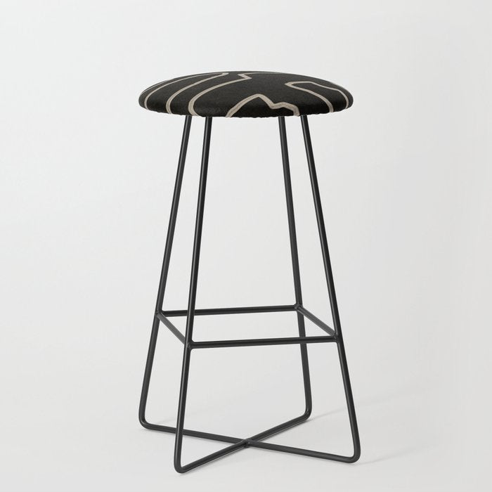 Abstract line art 177 Stool Gallery Image 1