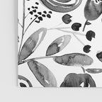 Bountiful Bouquet Black Watercolor Poster Gallery Image 3