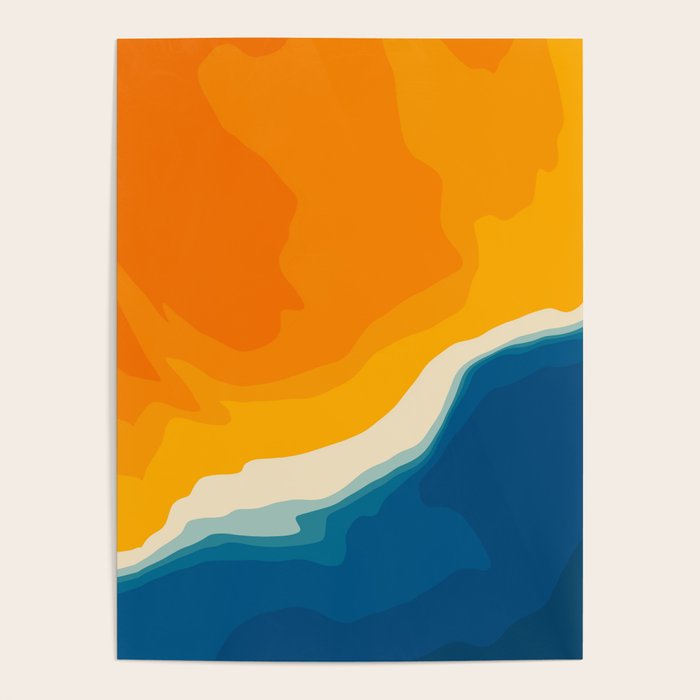 Seascape aerial view Poster Gallery Image 4