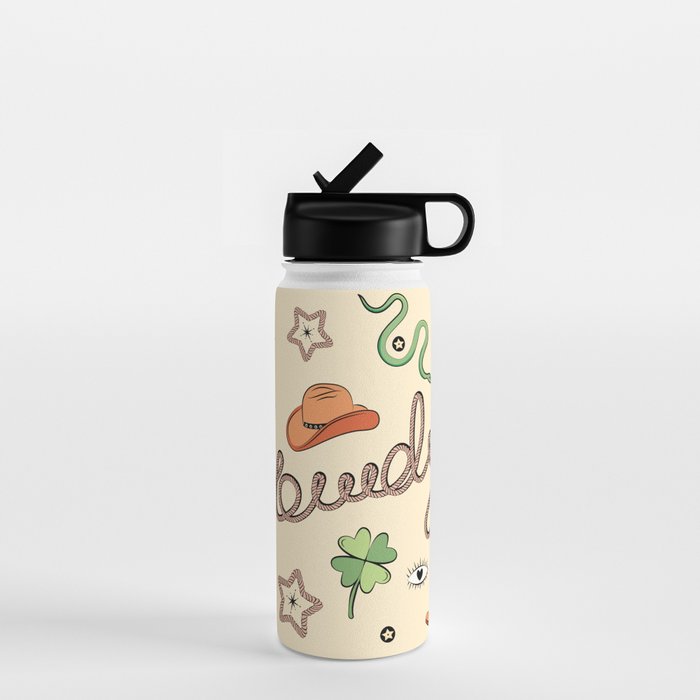 Howdy - Lucky Western Charms Water Bottle Gallery Image 1