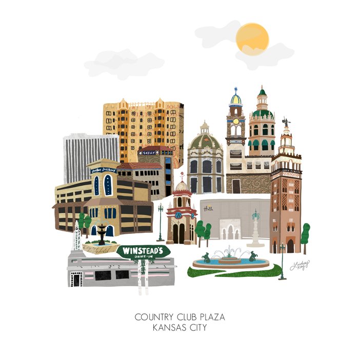 Kansas City Plaza Coffee Mug Gallery Image 2