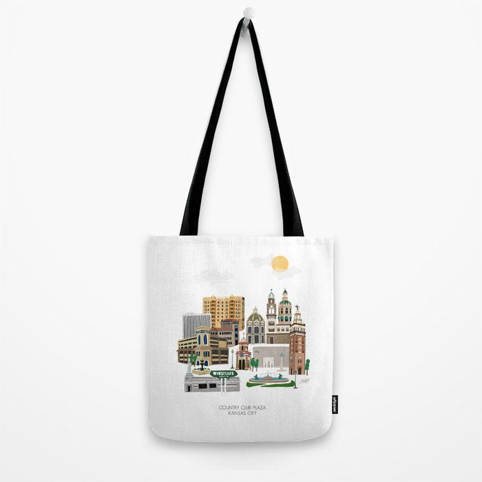 Kansas City Plaza Tote Bag Gallery Image 2