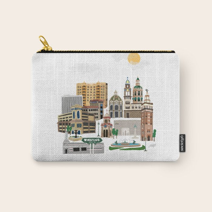 Kansas City Plaza Carry All Pouch Gallery Image 1