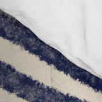 Navy Blue Striped Pattern #1 Comforter Gallery Image 4