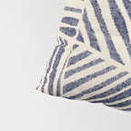 Navy Blue Striped Pattern #1 Pillow Sham Gallery Image 4