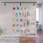 ABC alphabet art Wall Mural Gallery Image 1