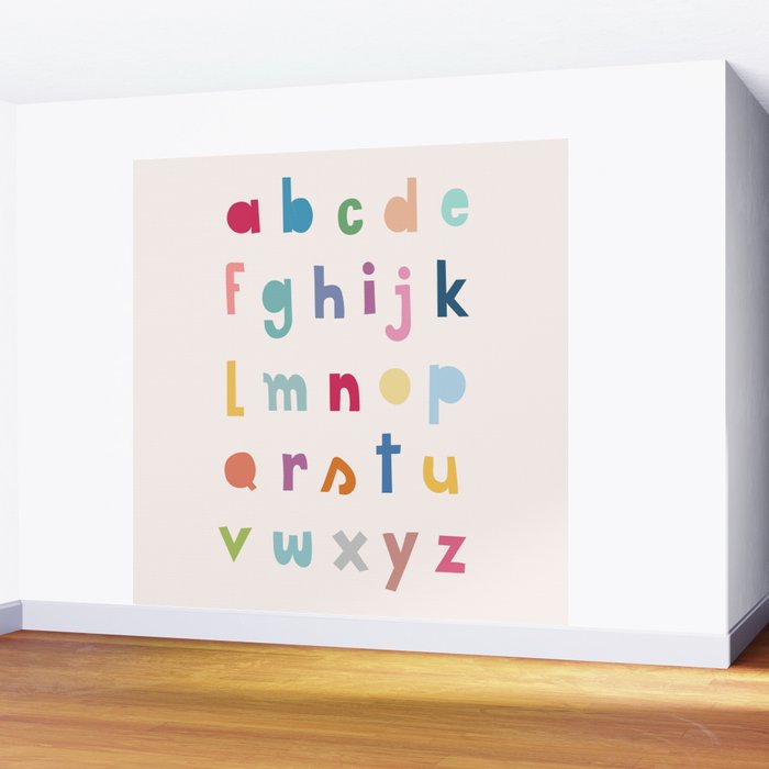 ABC alphabet art Wall Mural Gallery Image 2