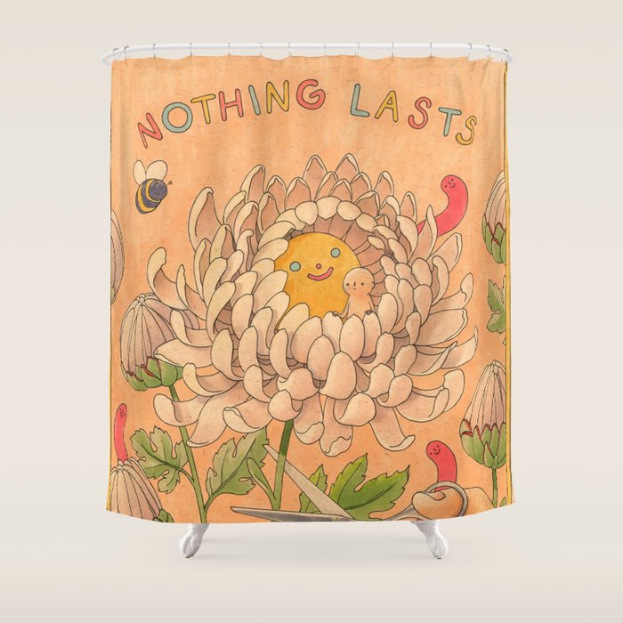 Nothing Lasts Shower Curtain Gallery Image 1