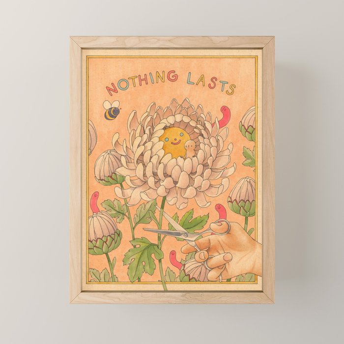 Nothing Lasts Mini Art Print Gallery Image 1
