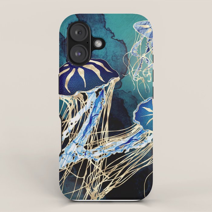 Metallic Jellyfish III iPhone Case Gallery Image 1