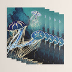 Metallic Jellyfish III Wrapping Paper Gallery Image 3