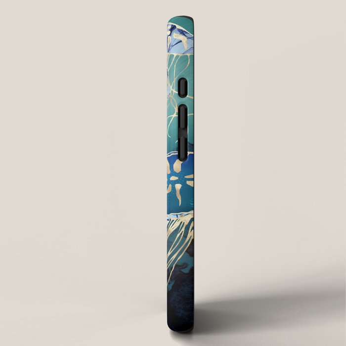 Metallic Jellyfish III iPhone Case Gallery Image 2