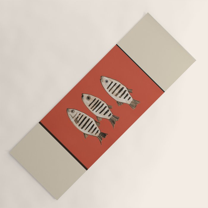 Abstract Fish Study I Yoga Mat Gallery Image 1