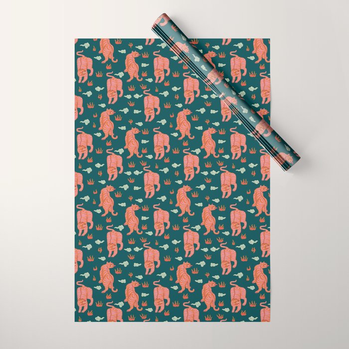 Bengal tigers Wrapping Paper Gallery Image 1