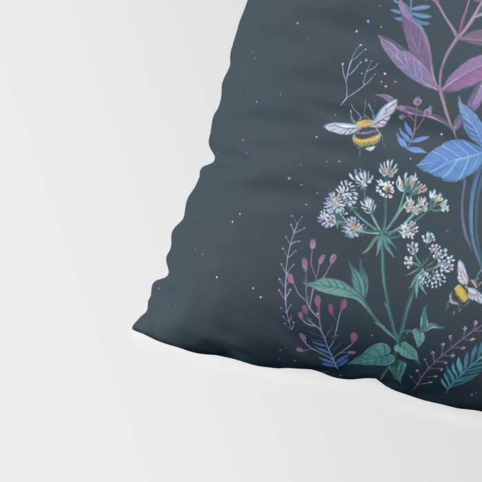 Bees Garden Pillow Sham Gallery Image 4