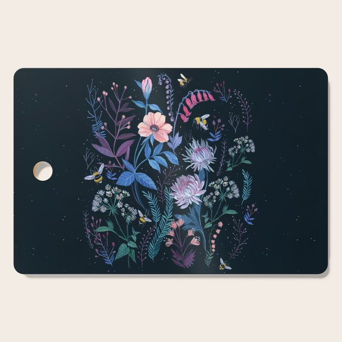 Bees Garden Cutting Board Gallery Image 1