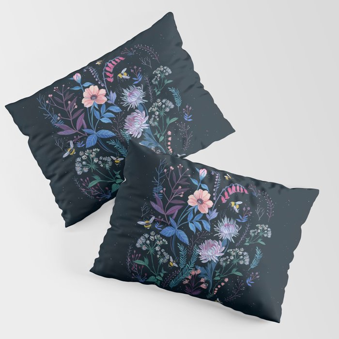 Bees Garden Pillow Sham Gallery Image 3