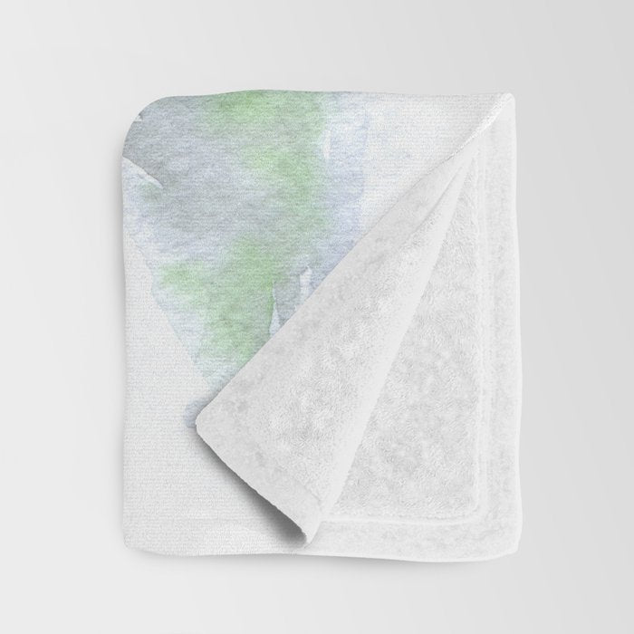 Soccer Ball Watercolor Throw Blanket Gallery Image 3