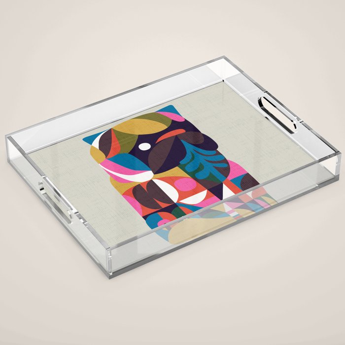 Nordic Pug Acrylic Tray Gallery Image 1