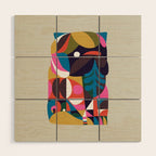 Nordic Pug Wood Wall Art Gallery Image 1