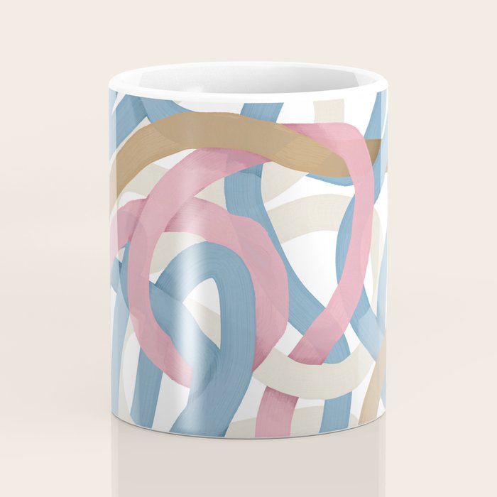 Abstract Brushstroke Tangle  Coffee Mug Gallery Image 4