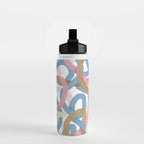 Abstract Brushstroke Tangle  Water Bottle Gallery Image 2