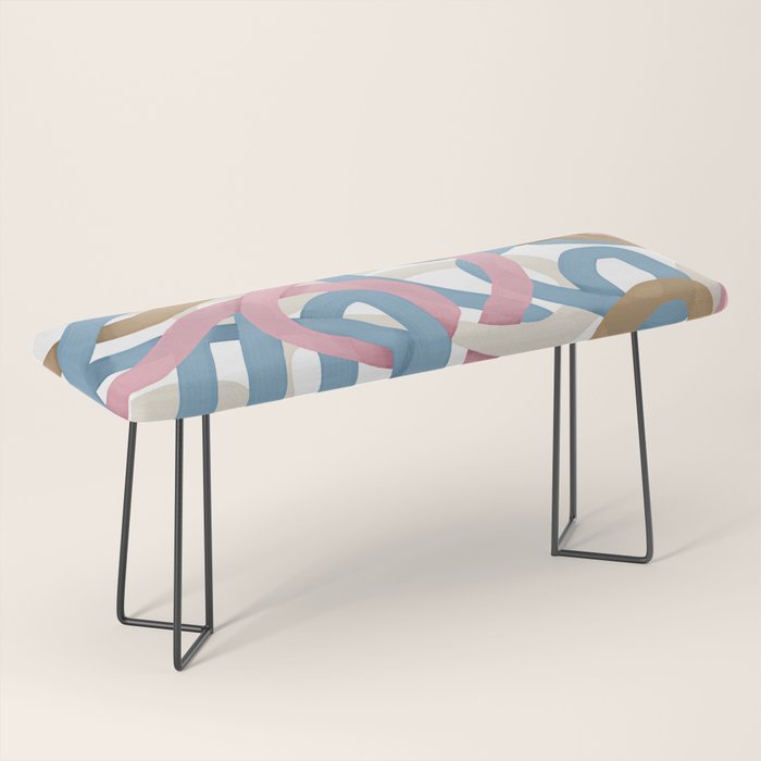 Abstract Brushstroke Tangle  Bench Gallery Image 1