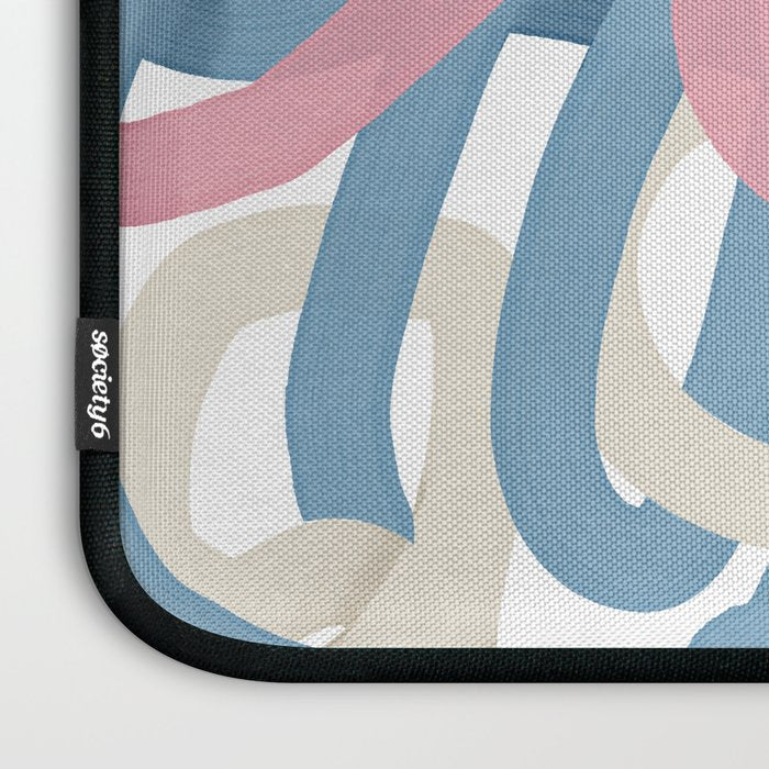 Abstract Brushstroke Tangle  Laptop Sleeve Gallery Image 3