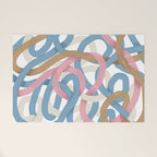 Abstract Brushstroke Tangle  Welcome Mat Gallery Image 1