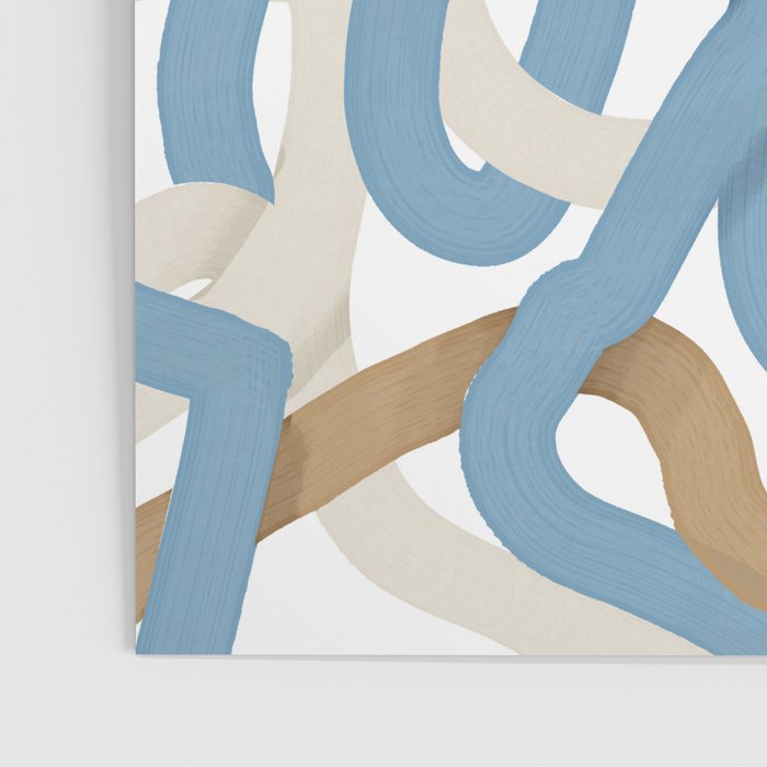 Abstract Brushstroke Tangle  Poster Gallery Image 3