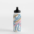 Abstract Brushstroke Tangle  Water Bottle Gallery Image 3