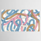 Abstract Brushstroke Tangle  Tablecloth Gallery Image 2