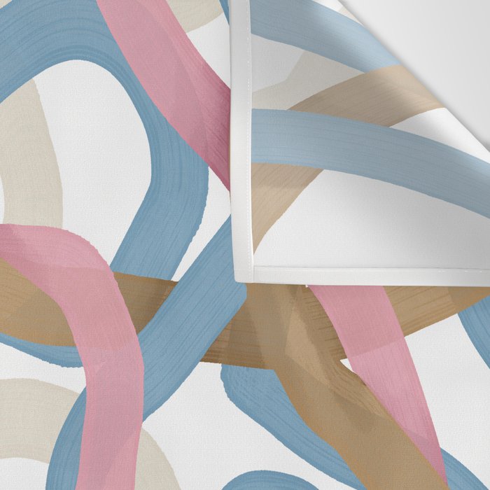 Abstract Brushstroke Tangle  Wall Tapestry Gallery Image 3