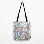 Abstract Brushstroke Tangle  Tote Bag Gallery Image 2
