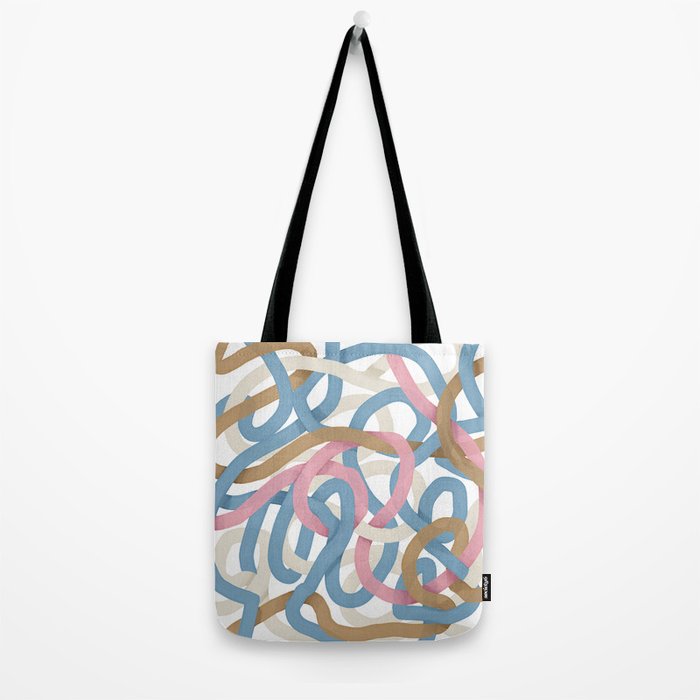 Abstract Brushstroke Tangle  Tote Bag Gallery Image 2