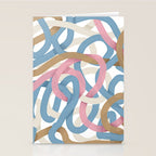 Abstract Brushstroke Tangle  Stationery Card Gallery Image 2