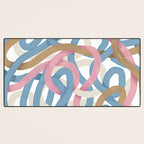 Abstract Brushstroke Tangle  Desk Mat Gallery Image 3