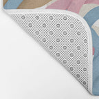Abstract Brushstroke Tangle  Bath Mat Gallery Image 2