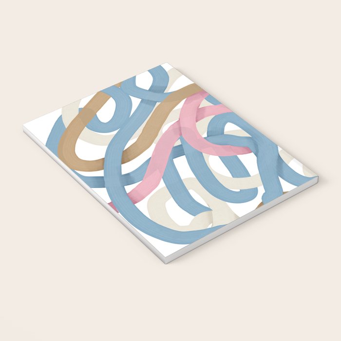 Abstract Brushstroke Tangle  Notebook Gallery Image 3