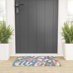 Abstract Brushstroke Tangle  Welcome Mat Gallery Image 3
