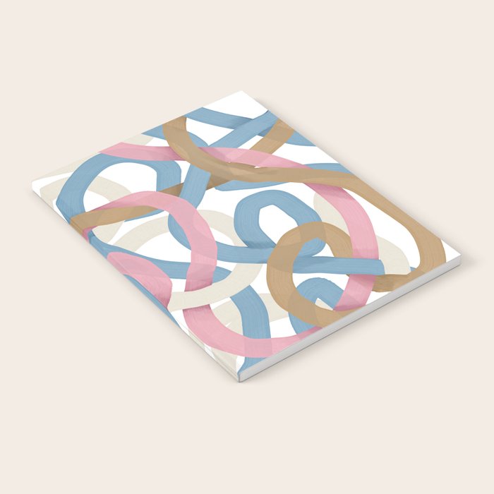 Abstract Brushstroke Tangle  Notebook Gallery Image 2