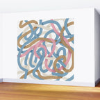 Abstract Brushstroke Tangle  Wall Mural Gallery Image 2