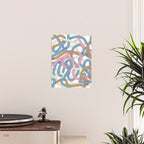 Abstract Brushstroke Tangle  Poster Gallery Image 2