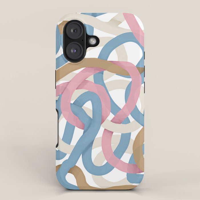 Abstract Brushstroke Tangle  iPhone Case Gallery Image 1