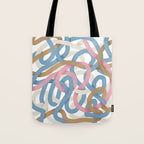 Abstract Brushstroke Tangle  Tote Bag Gallery Image 1
