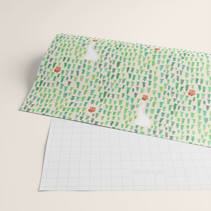 Alone in the woods Wrapping Paper Gallery Image 2