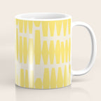 Bold Yellow Geometric Shapes Pattern Coffee Mug Gallery Image 1
