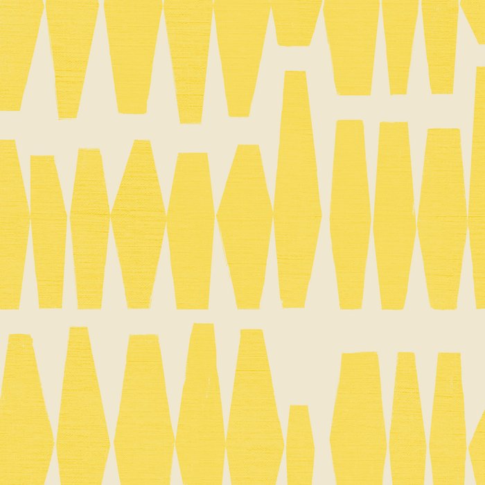 Bold Yellow Geometric Shapes Pattern Coffee Mug Gallery Image 2