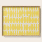 Bold Yellow Geometric Shapes Pattern Serving Tray Gallery Image 1